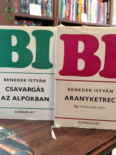 K�NYVCSOMAG, 2 DB. Benedek Istv�n. Csavarg�s az Alpokban, Aranyketrec