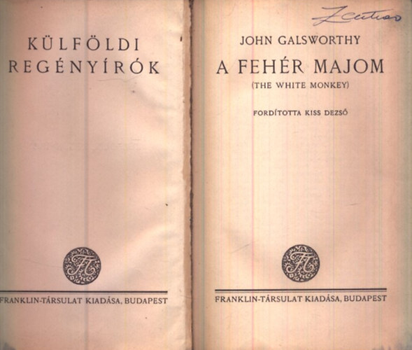 A fehr majom (Klfldi regnyrk)