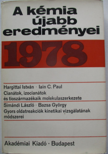 A kmia jabb eredmnyei 41. (1978)