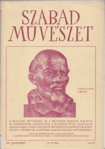 Szabad Mvszet 1947/11. (I. vfolyam)