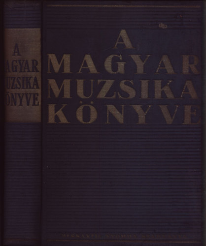 A magyar muzsika knyve