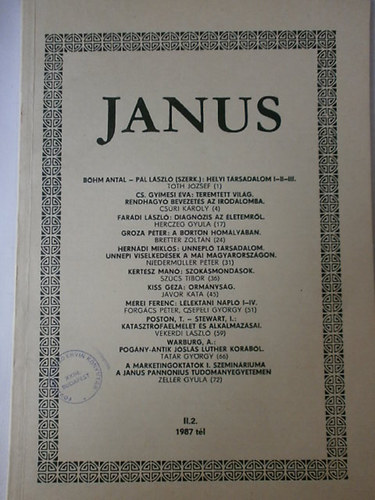 Janus 2. Knyvek s egyebek