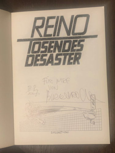 Reino - Tosendes Desaster - Signed (Dediklt nmet nyelv kpregny)