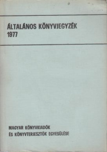 ltalnos knyvjegyzk 1977
