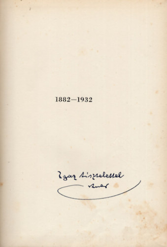 Flvszzad mesgyjn 1882-1932- dediklt