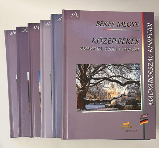 Magyarorsz�g kisr�gi�i B�k�s megye1-6 k�tet: 3/1. K�z�p-B�k�s B�k�scsaba, Gyula �s t�rs�ge, 3/2. B�k�s-Csan�d Mez�kov�csh�za �s t�rs�ge, 3/3. Orosh�za �s t�rs�ge 3/4. B�k�s-Bihar Sarkad �s t�rs�ge, 3/5. K�r�s-sz�g