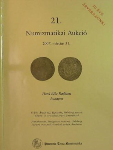 Rehk Szonja Anna - 21. Numizmatikai Aukci