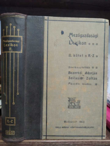 Mez�gazdas�gi lexikon II.