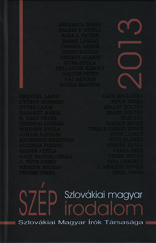 Nagy Erika - Szlovkiai magyar szp irodalom 2013