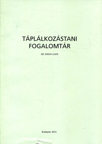 Tpllkozstani fogalomtr