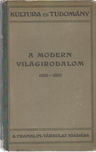 A modern vilgirodalom 1800-1920