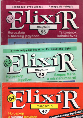 Elixr magazin 1993 vfolyam janur +jnius +szeptemberi szmok.