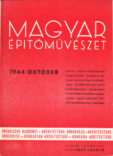 Magyar �p�t�m�v�szet 1944. okt�ber