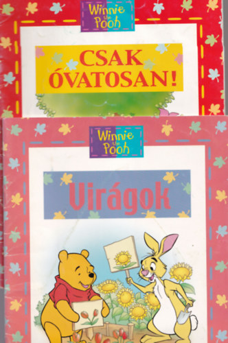 7 db Winnie the Pooh ( Micimack ) : Virgok + Csak vatosan! + A ngy vszak + Szmok + A szivrvny sznei + Ellenttek vilga + Mennyi az id?