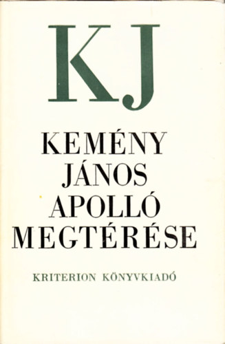 Kemny Jnos - Apoll megtrse