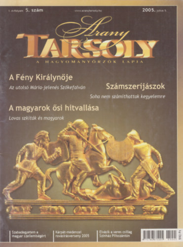 Arany Tarsoly 2005. jlius 5. - I. vfolyam 5. szm