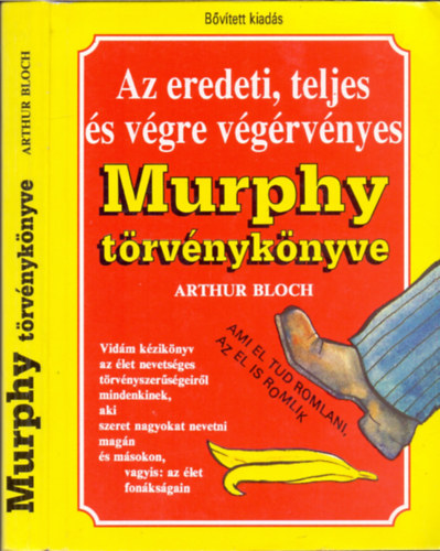 Az eredeti, teljes �s v�gre v�g�rv�nyes Murphy t�rv�nyk�nyve + Di�k Murphy ( 2 db Murphy k�nyv )