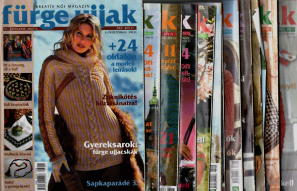 F�rge ujjak magazin 2007. �v teljes �vfolyama.