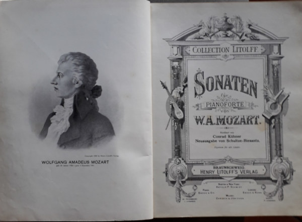 Sonaten f�r pianoforte von W. A. Mozart