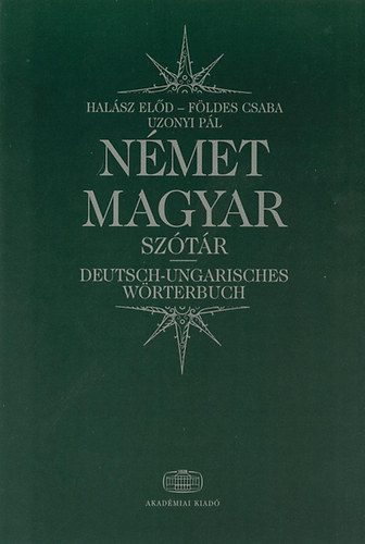 Magyar-nmet, nmet-magyar kzisztr I-II. (CD nlkl)