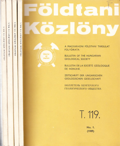 Fldtani Kzlny 1989/1-4.
