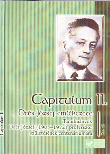 Capitulum II. - Der Jzsef emlkezete