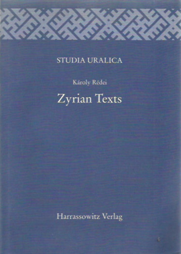 Zyrian Texts (Studia Uralica Band 8)