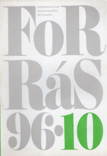 Füzi László (szerk.) - Forrás 96/9, 96/10, 96/11. számok ( 3 szám együtt )