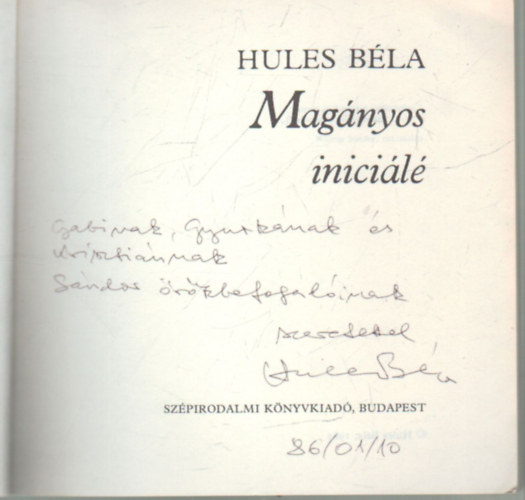 Mag�nyos inici�l�- versek