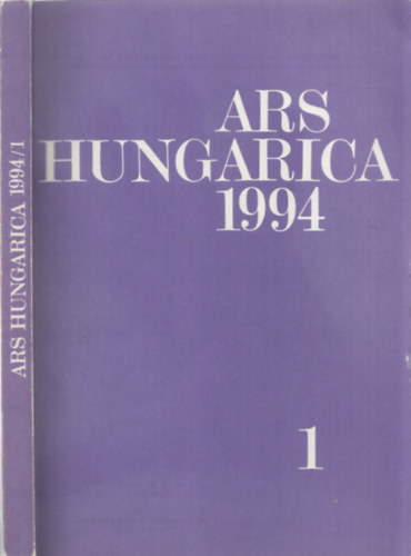 Bernth Mria  (szerk.) - Ars Hungarica 1994/1