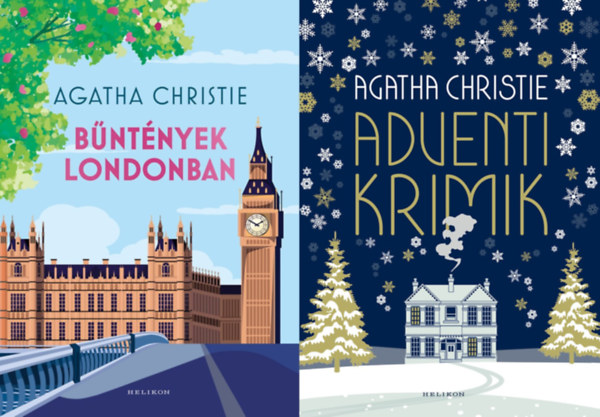 2 db Agatha Christie krimi: Bntnyek Londonban + Adventi krimik