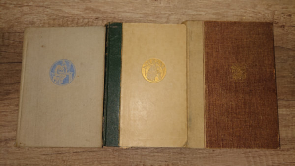 3 k�tet Babits Mih�lyt�l korabeli kiad�sban: �r�k k�t h�bor� k�z�tt, Az eur�pai irodalom t�rt�nete 1760-1925, Erato