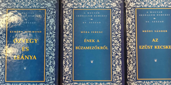 3 db A Magyar Irodalom Remekei sorozatbl