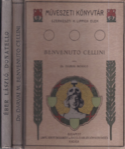 2 db. M�v�szeti k�nyvt�r (Benvenuto Cellini + Donatello)