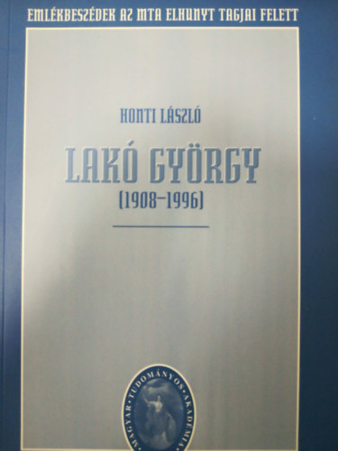 Lak gyrgy (1908-1996)