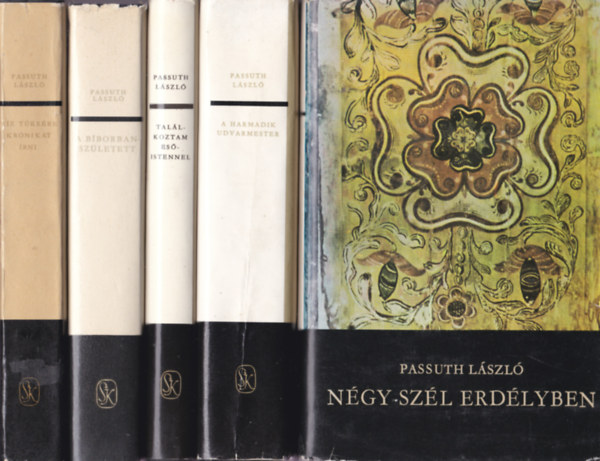 Passuth k�nyvcsomag:5db k�nyv:N�gy sz�l Erd�lyben + A harmadik udvarmester +Tal�lkoztam Es�istennel + A B�borbansz�letett + V�z t�kr�re kr�nik�t �rni