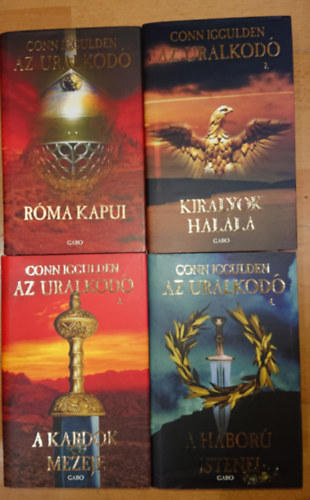4 ktet Conn Iggulden Az uralkod cm sorozatbl (I-IV.): Rma kapui, Kirlyok halla, A kardok mezeje, A hbor istenei