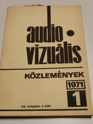 Audiovizu�lis k�zlem�nyek 1971/1