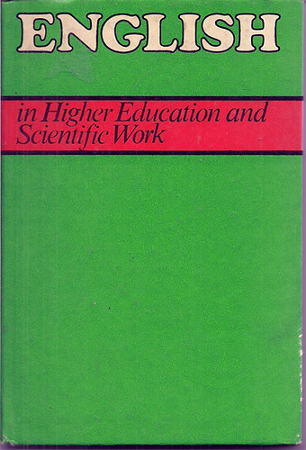 English in Higher Education and scientific Work