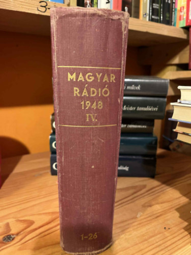 Magyar R�di� IV. �vf. 1948 1-26. sz�m