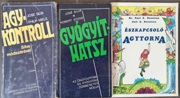 (3db) Agykontroll knyvcsomag: Agykontroll Silva mdszervel - letnk megvltoztatsnak dbbenetes mdja +Gygythatsz - Az ngygyts s gygyts dbbenetes mdja + szkapcsol Agytorna