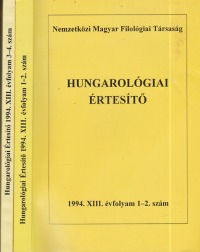 Hungarolgiai rtest 1994/1-4. (teljes vfolyam, 2 ktetben)