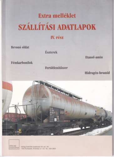 Extra mellklet - Szlltsi adatok IV. rsz