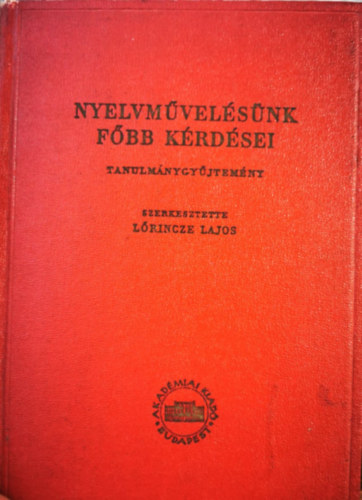 Nyelvmvelsnk fbb krdsei