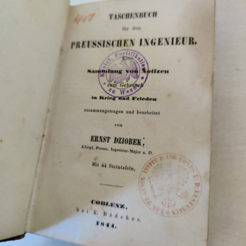 Taschenbuch fr den preussischen ingenieur