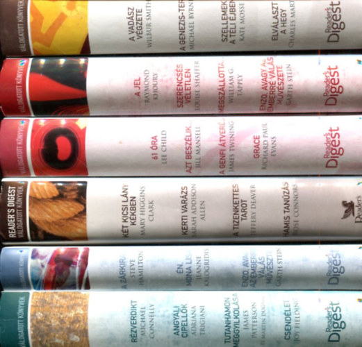 6 db Reader's Digest v�logat�s k�tet