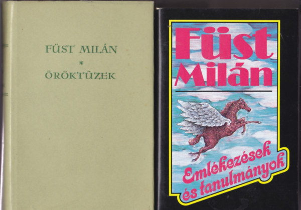 2 db Fst Miln knyv: Emlkezsek s tanulmnyok + rktzek