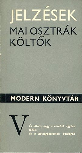 Hajnal G�bor  (v�l.) - Jelz�sek (mai osztr�k k�lt�k)