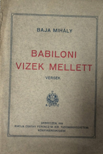 Babiloni vizek mellett - Versek
