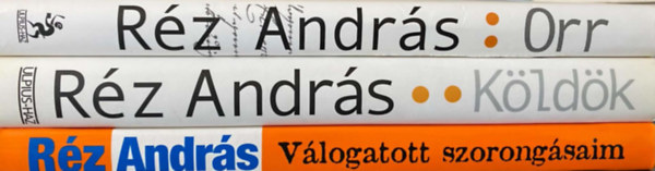 3 db R�z Andr�s k�tet: Orr + K�ld�k + V�logatott szorong�saim